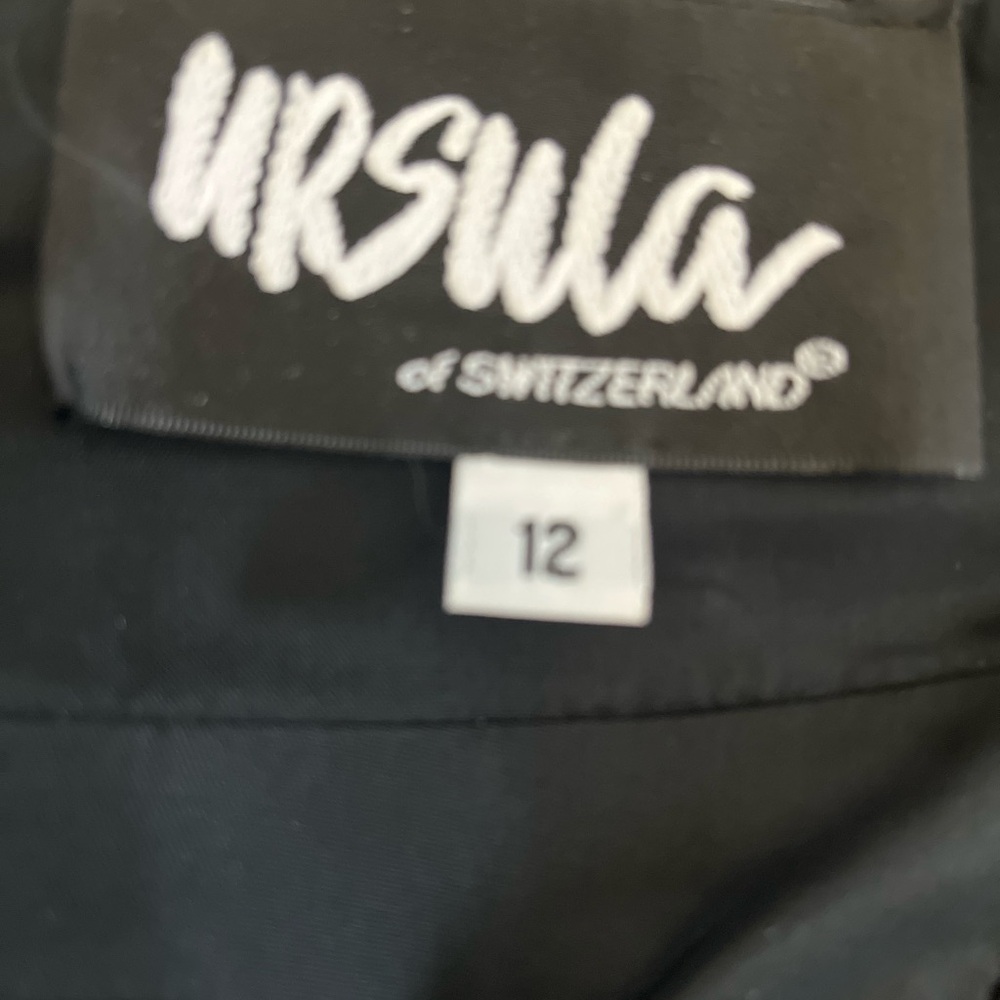 Ursula of Switzerland Off  The Shoulder Black Full Length Gown - Picture 5 of 5